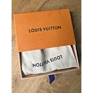 Authentic Louis Vuitton LV Slim Bracelet - Monogram / Leather (w/ Dust Bag)